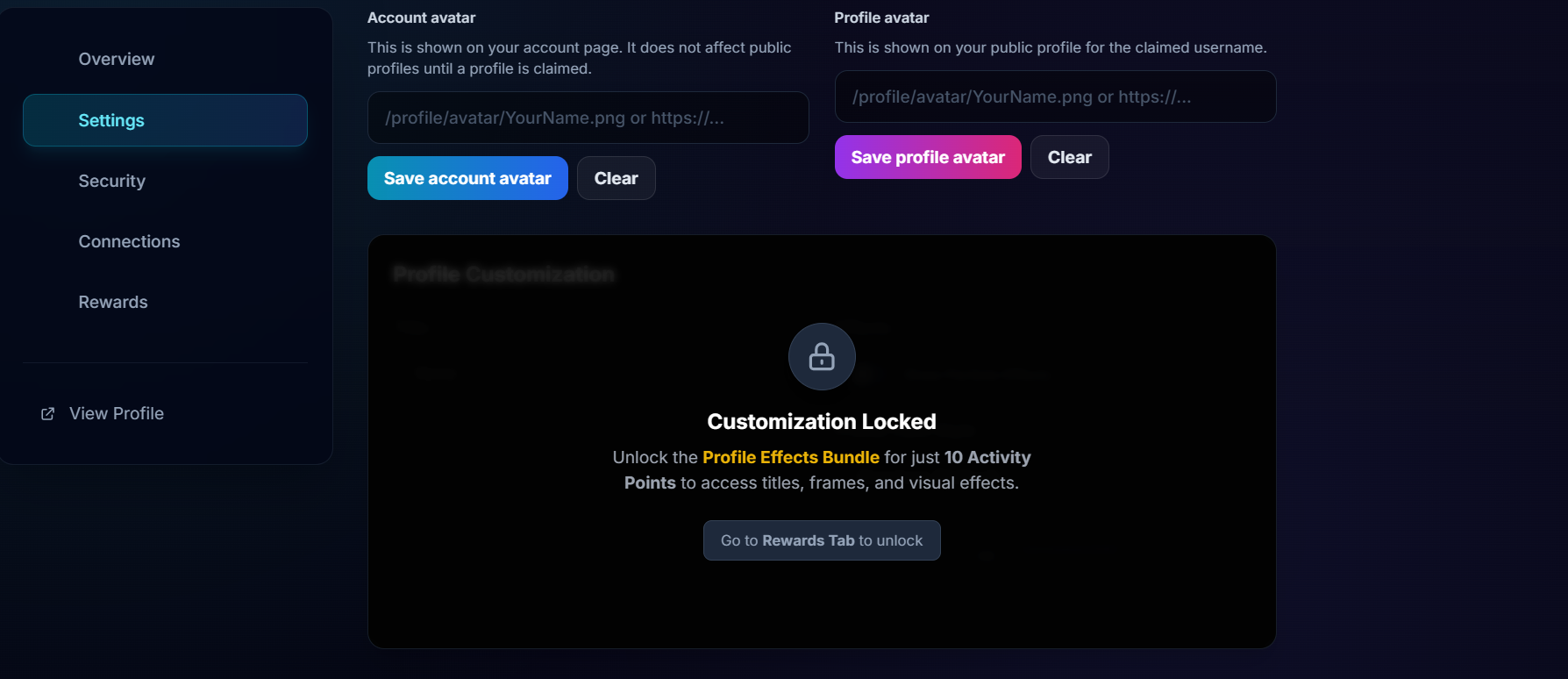 Settings Integration